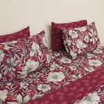 Abstract Berry Single Duvet Cover & Comforter Set