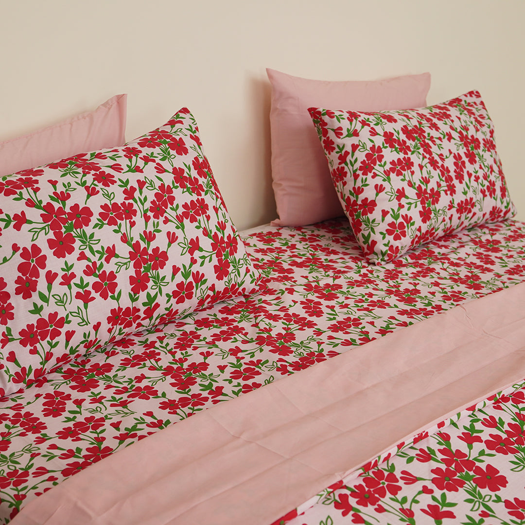 Cherry blossom Single Duvet Cover & Comforter Set