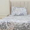 Leafy Blush King Bedsheet Set