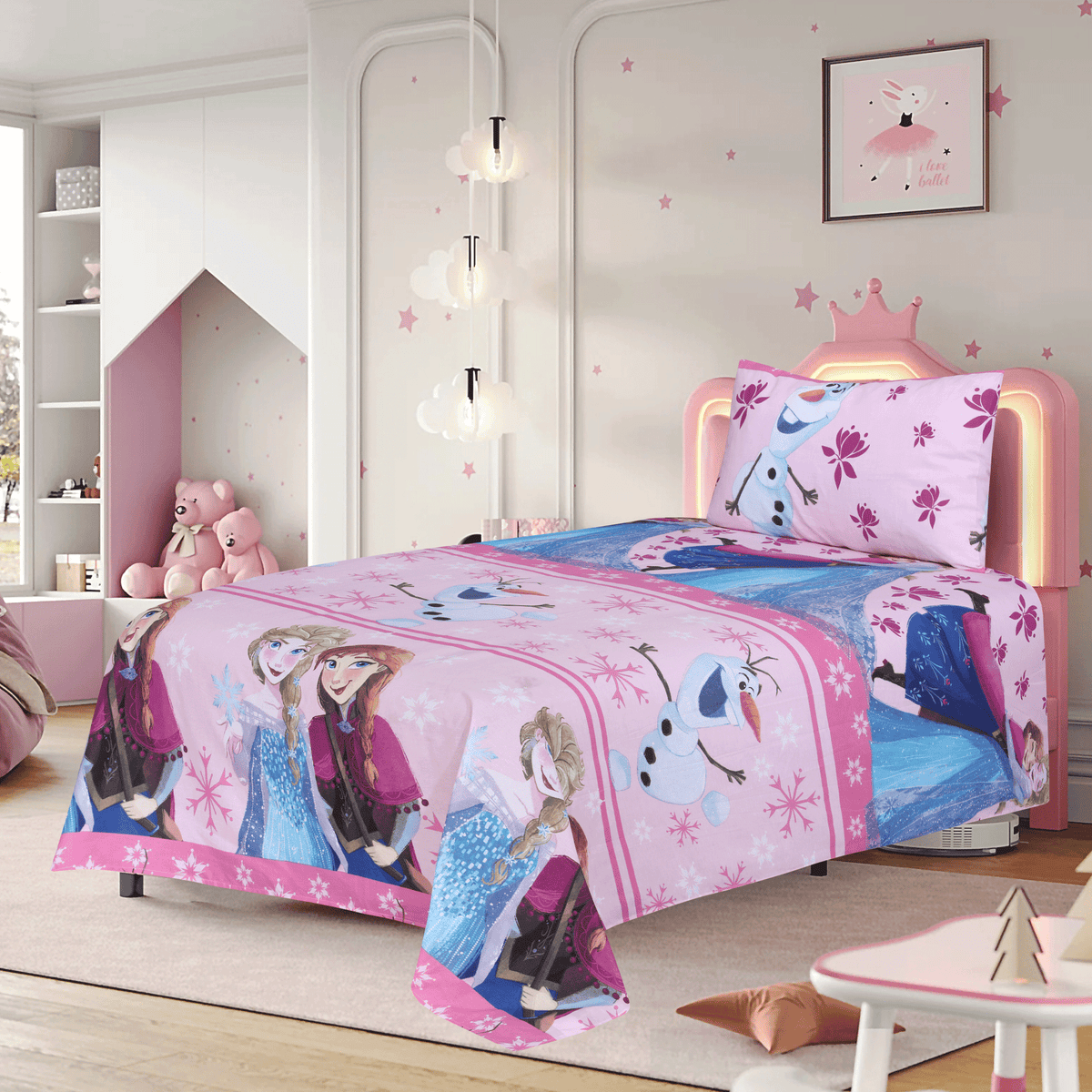 Frozen Wonderland Kids Bedsheet Set