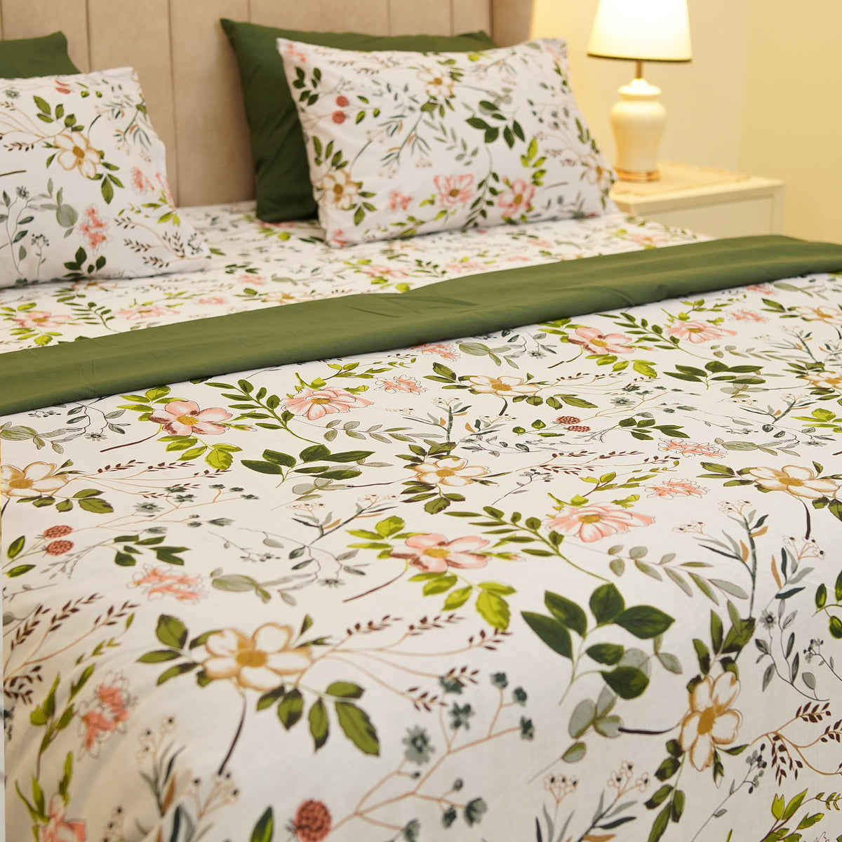 Gardenia King Bedsheet Set
