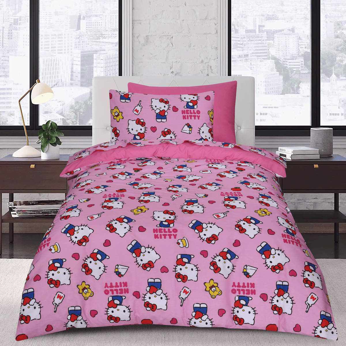 Hello kitty Kids Bedsheet Set