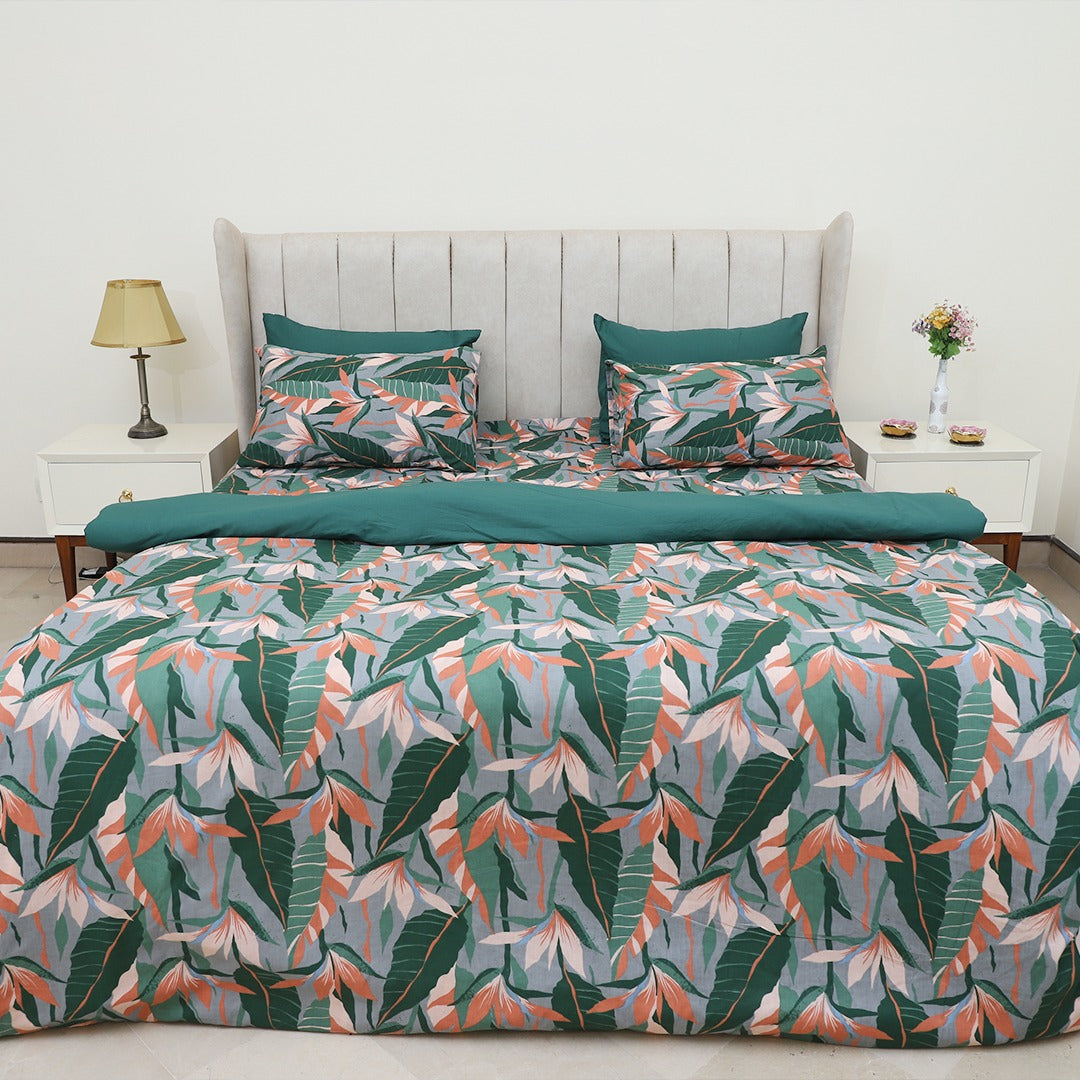 Rain Forest King Bedsheet Set