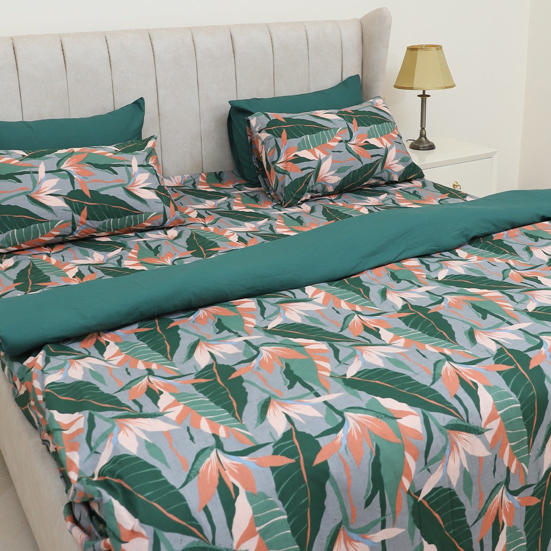 Rain Forest King Bedsheet Set