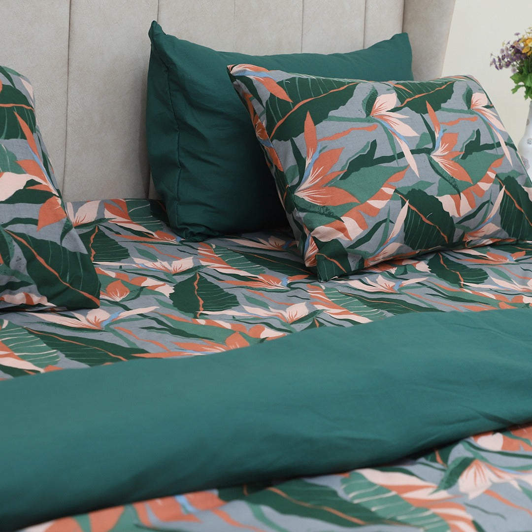 Rain Forest King Bedsheet Set