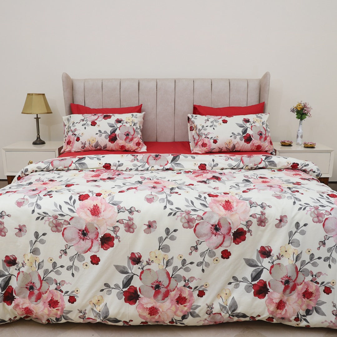 Cameo Flora King Bedsheet Set