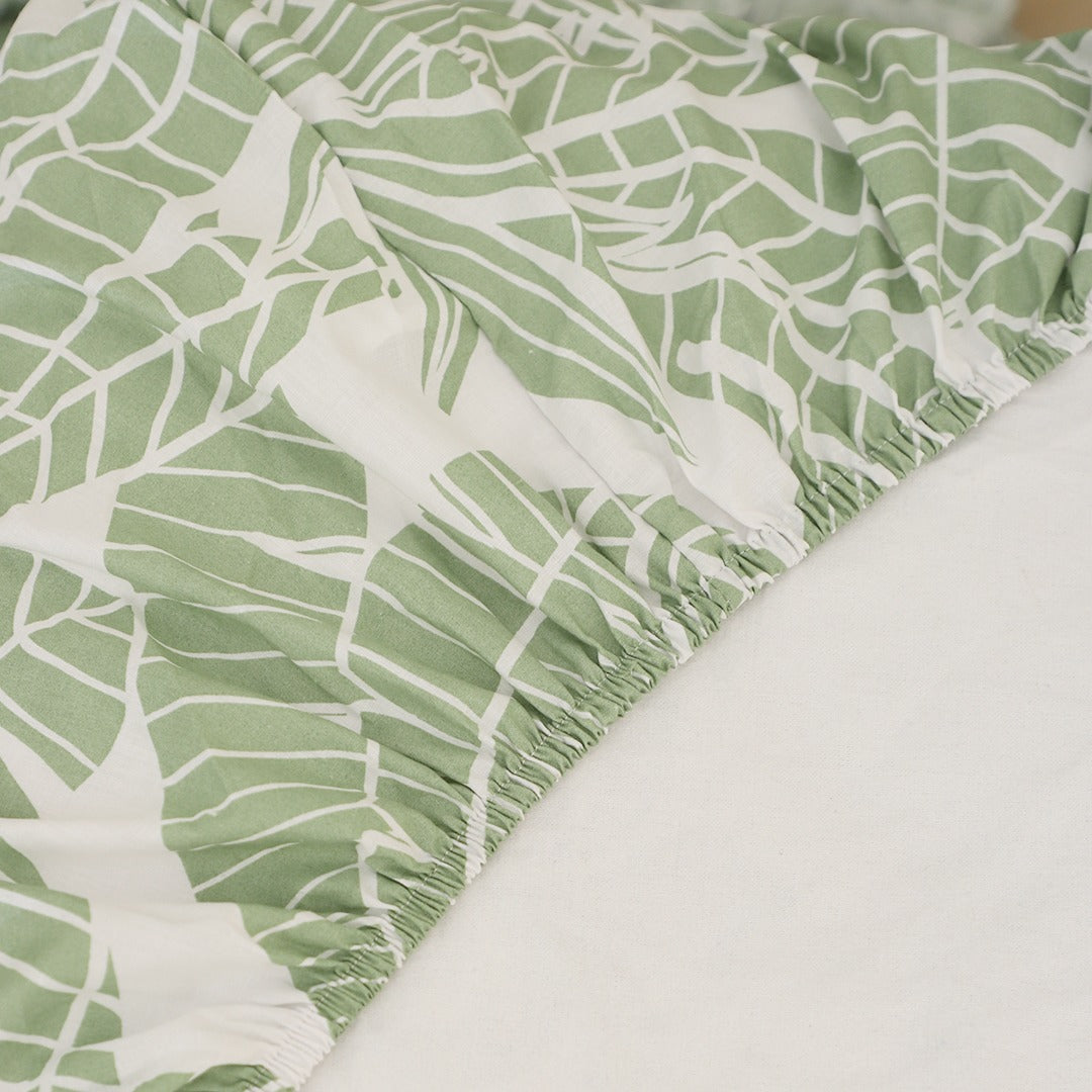 Tropical green Single Duvet Cover & Comforter Set