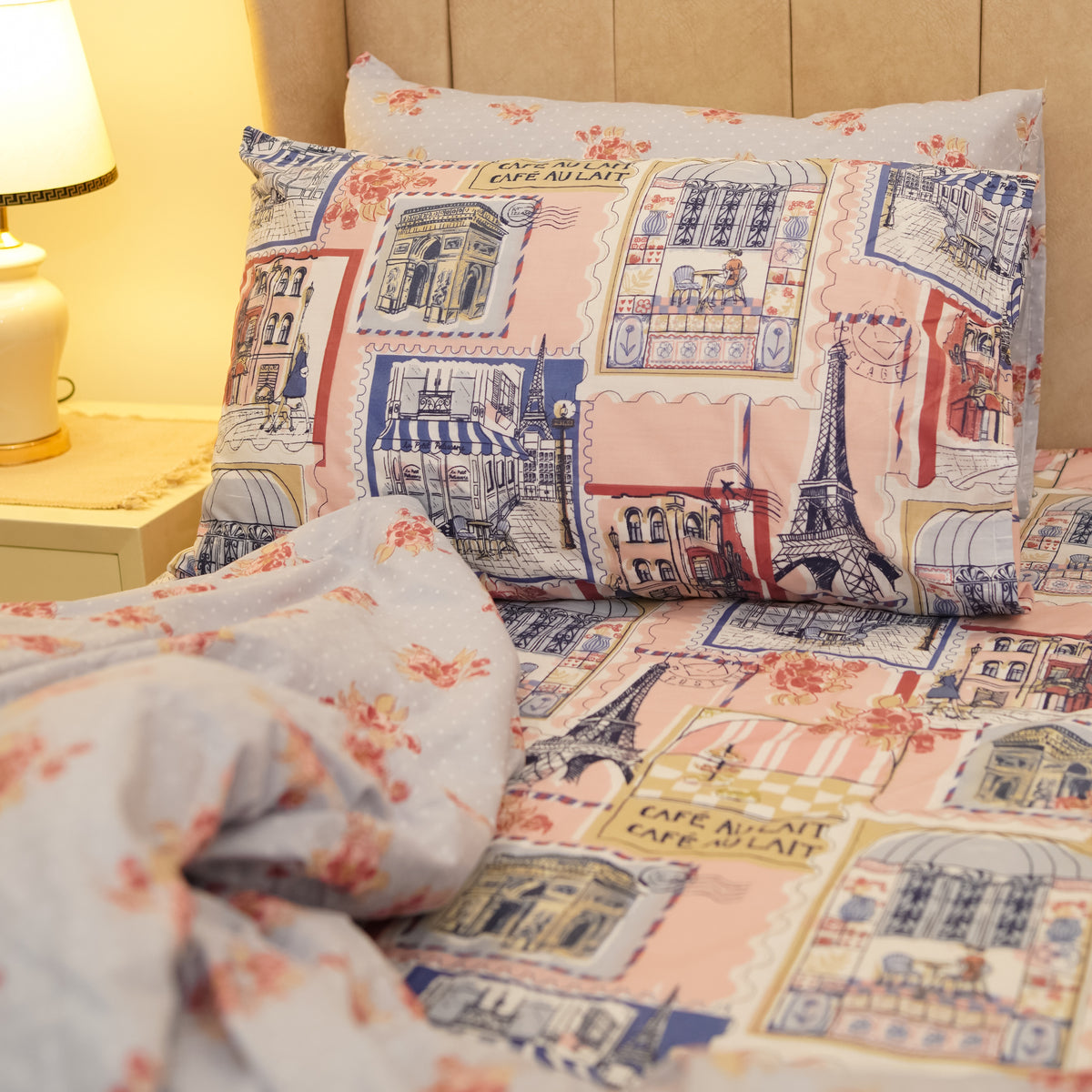 Le Paris Single Bedsheet Set