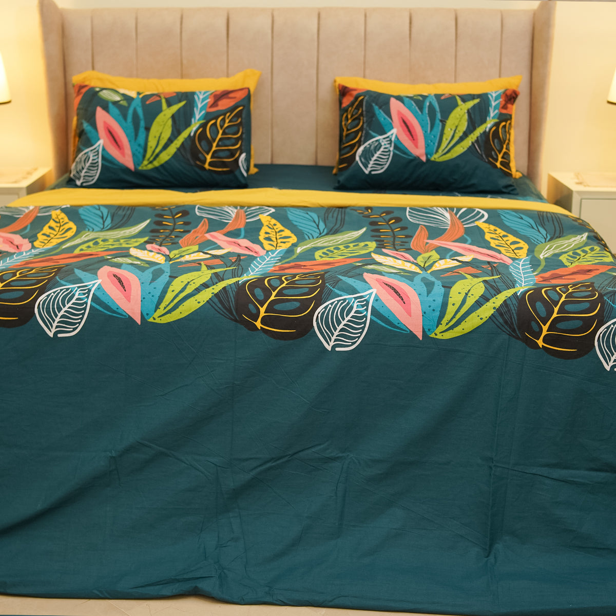 Leafy Jungle Single Duvet Cover & Comforter Set