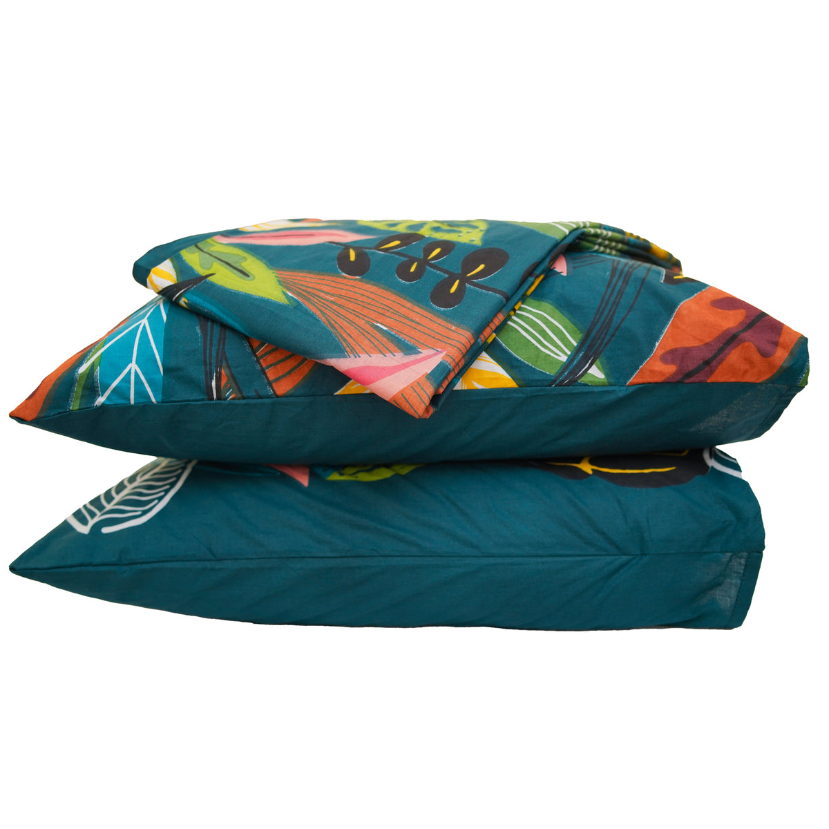 Leafy Jungle Single Duvet Cover & Comforter Set