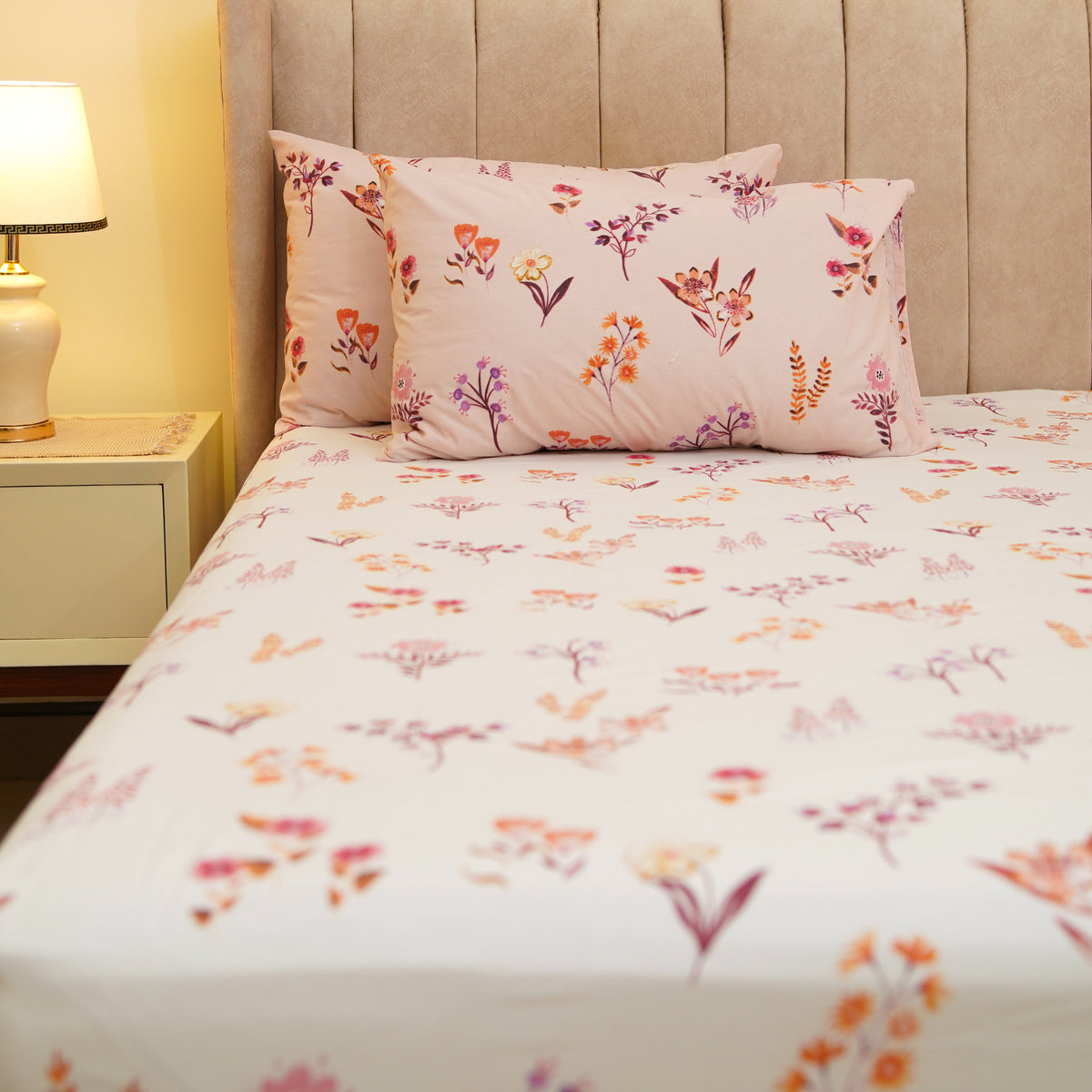 Pink Petal Single Duvet Cover & Comforter Set