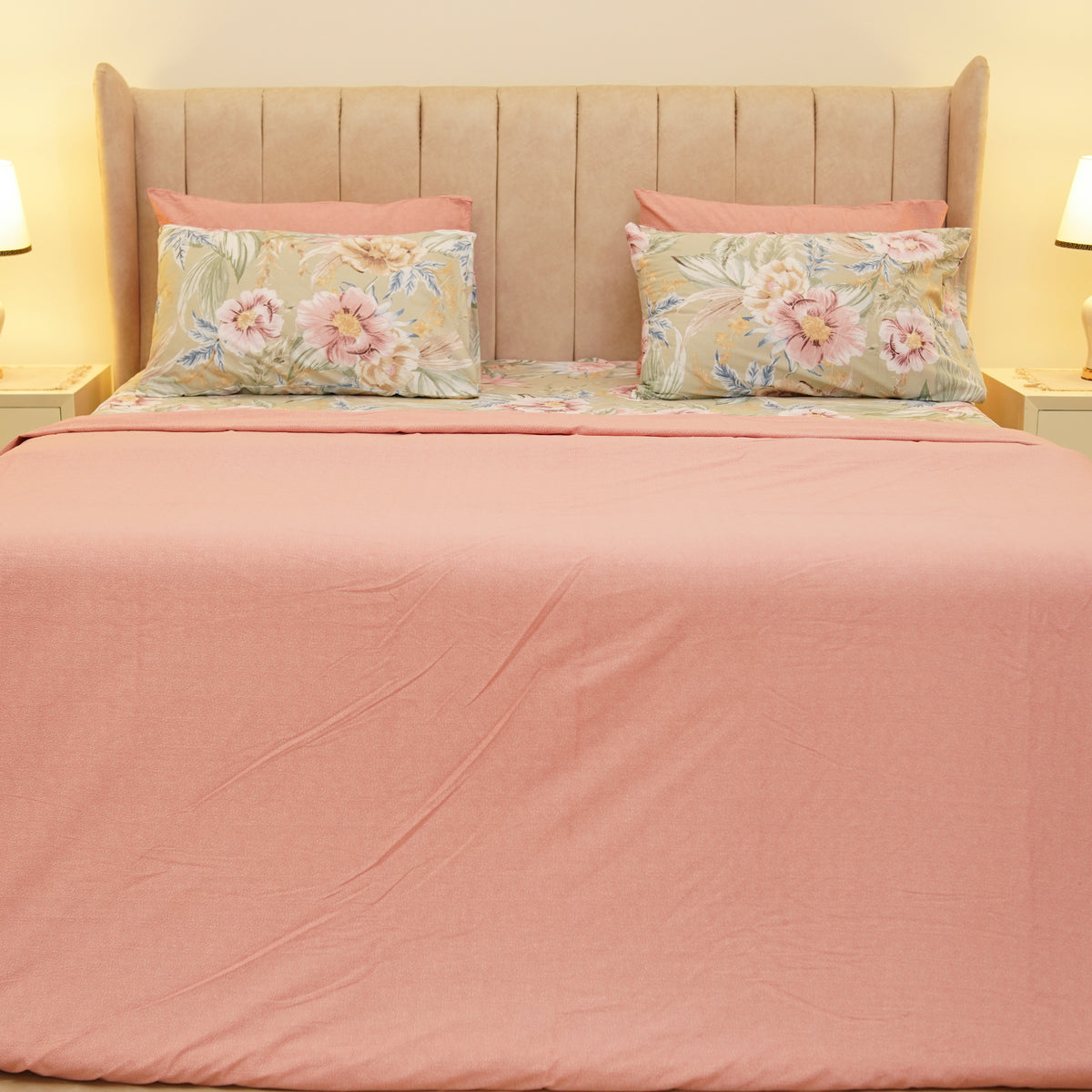 Pistachio King Duvet Cover & Comforter Set
