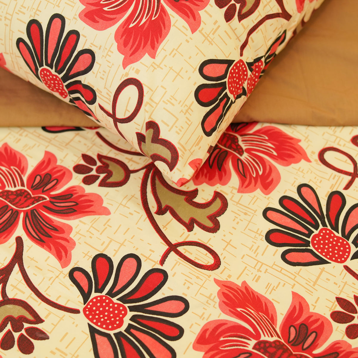 Red Rose King Duvet Cover & Comforter Set