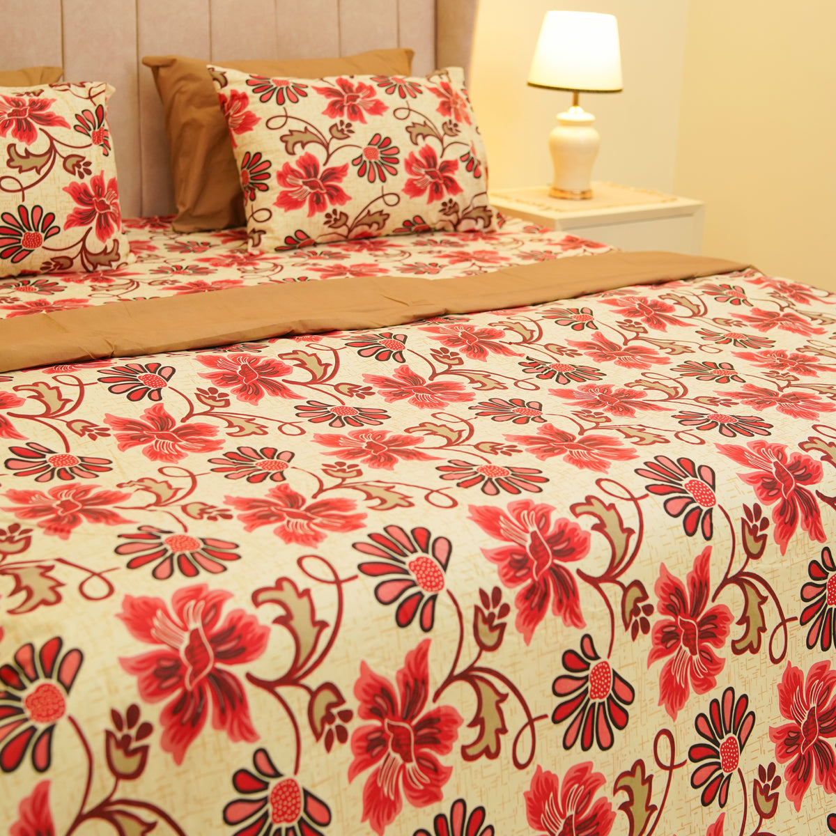 Red Rose King Duvet Cover & Comforter Set