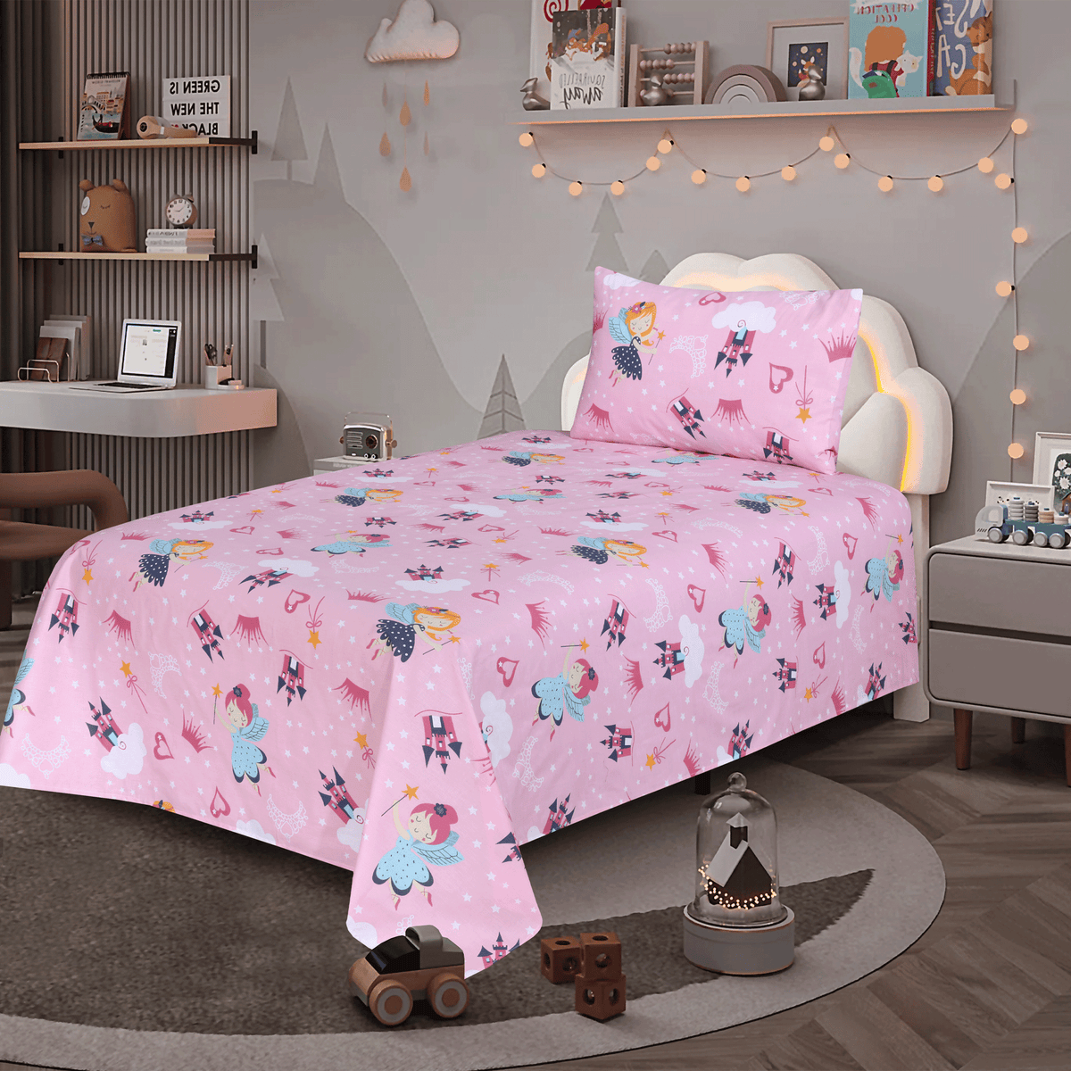 Starlight Fairies Kids Bedsheet Set