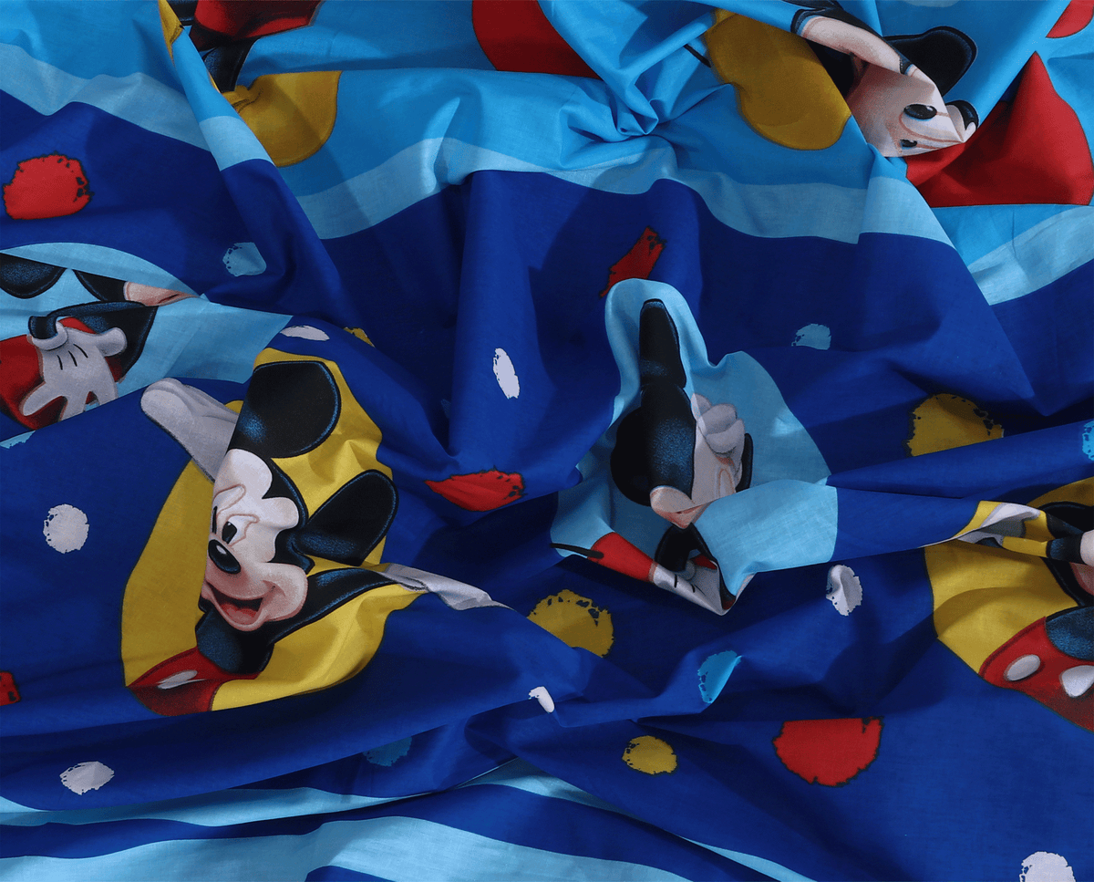 Micky Mania Kids Bedsheet Set