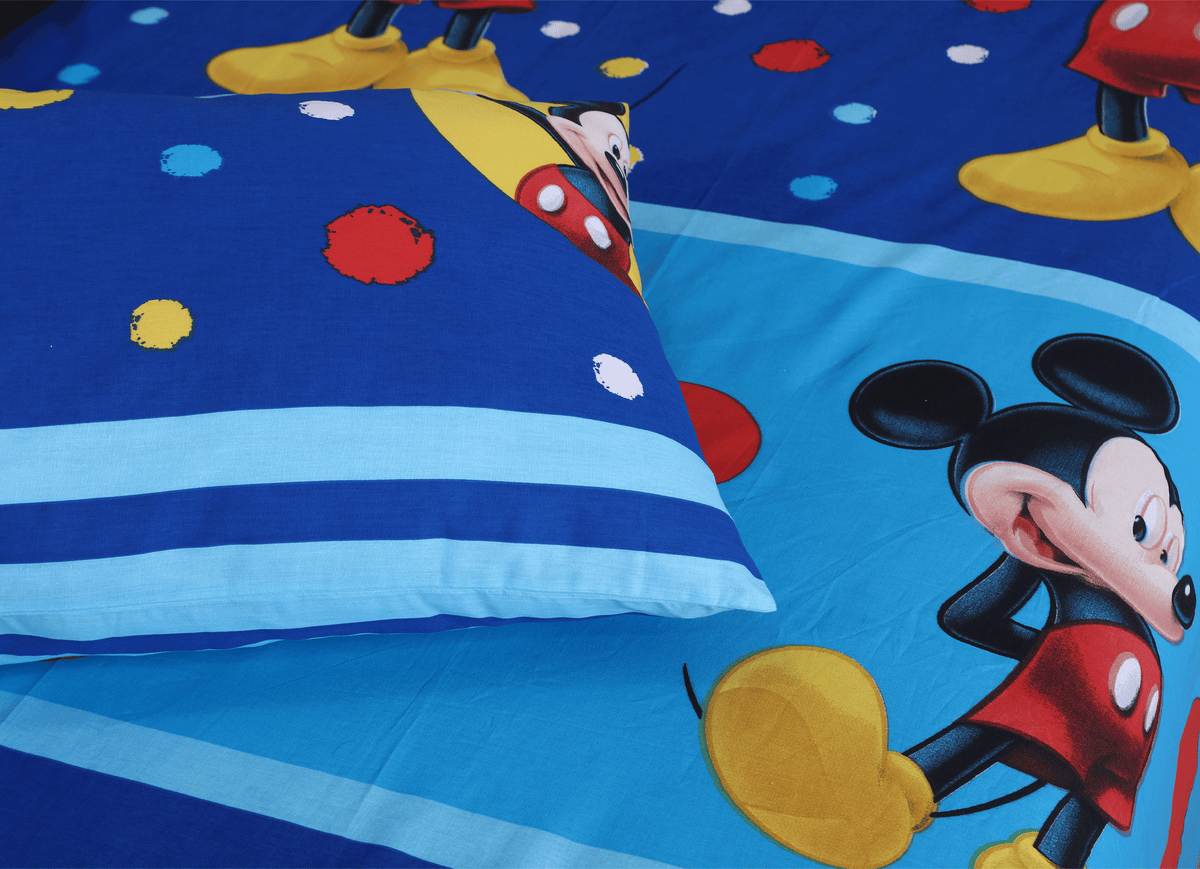 Micky Mania Kids Bedsheet Set