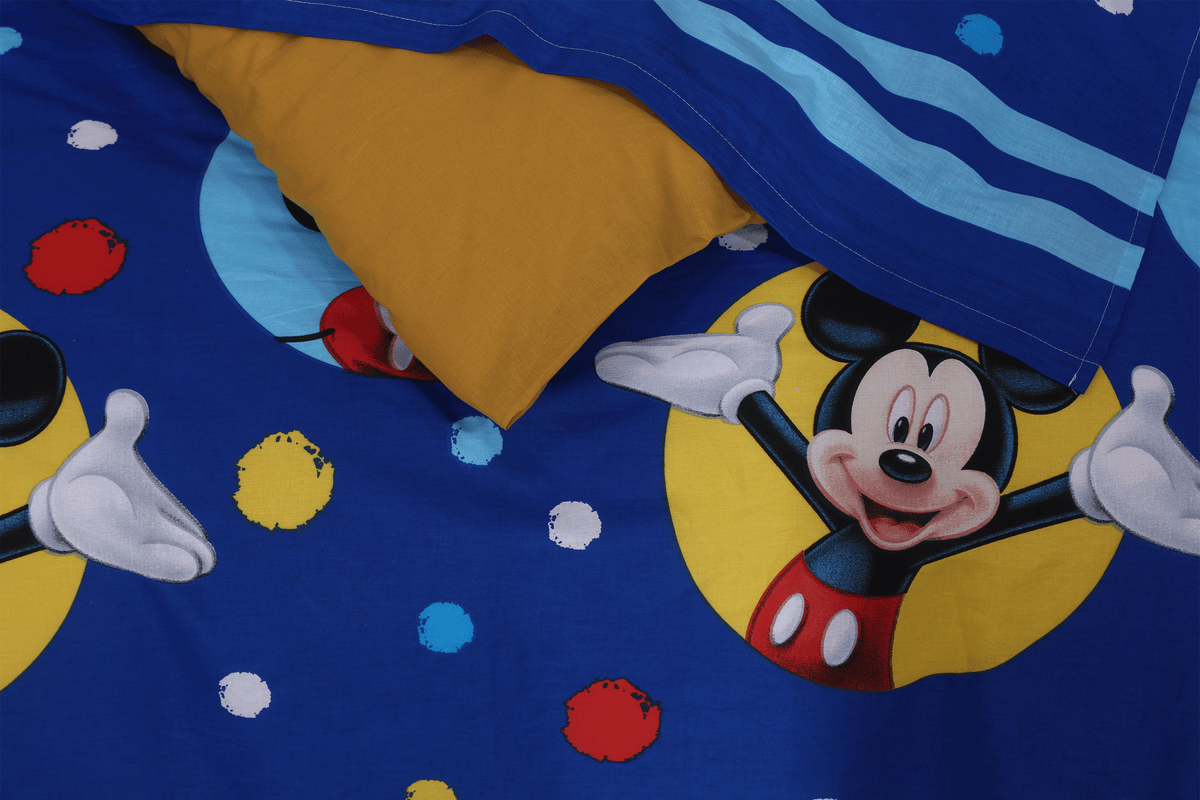 Micky Mania Kids Bedsheet Set