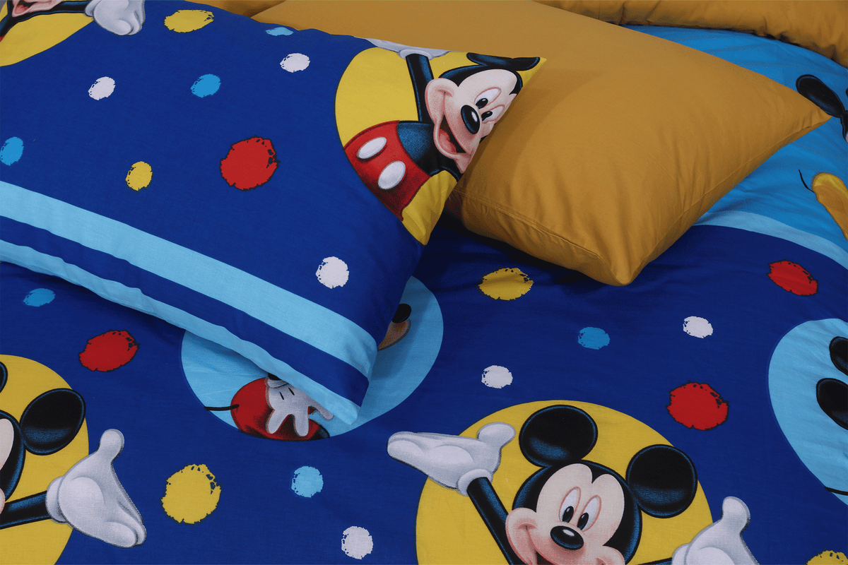 Micky Mania Kids Bedsheet Set