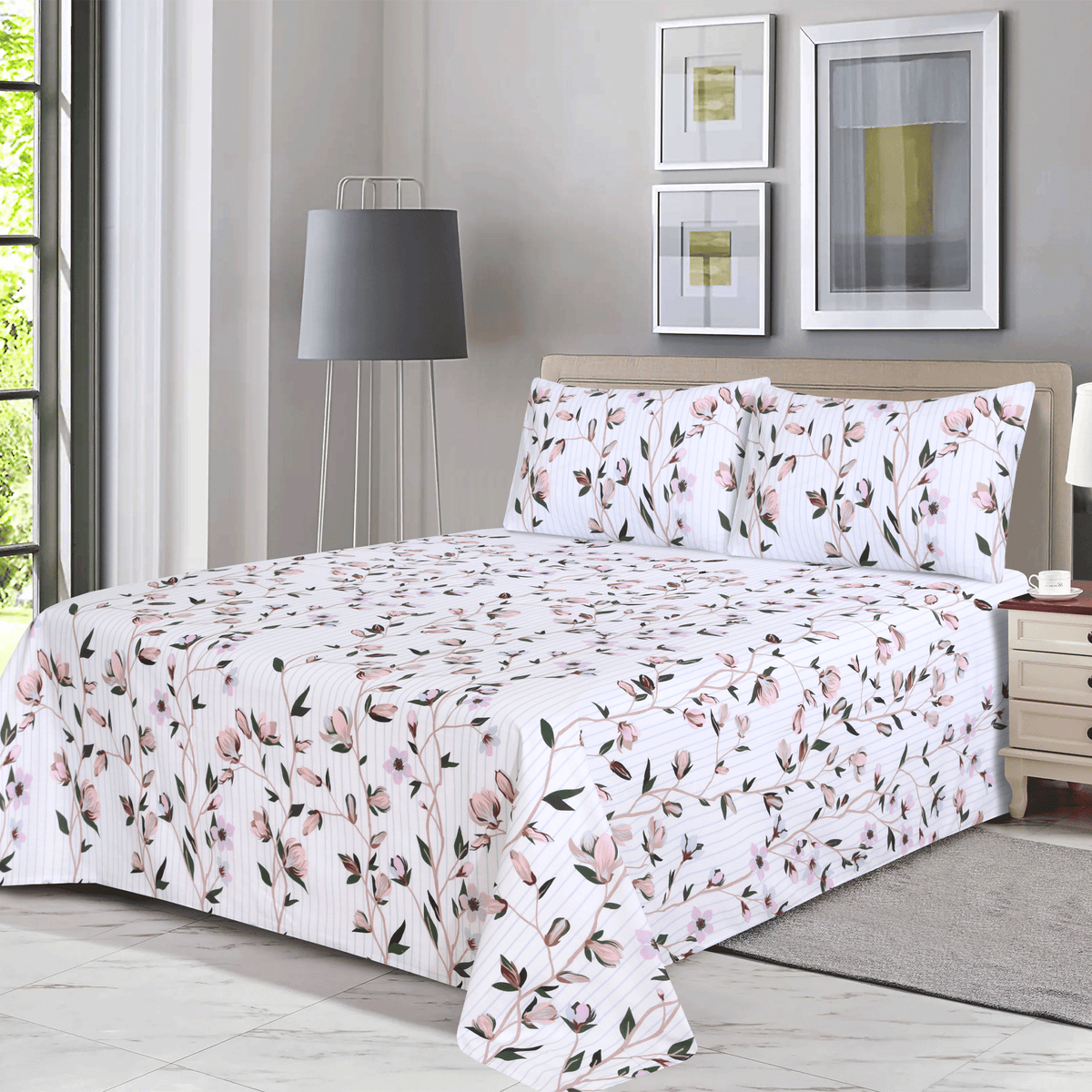 Petal Whisper Single Bedsheet Set