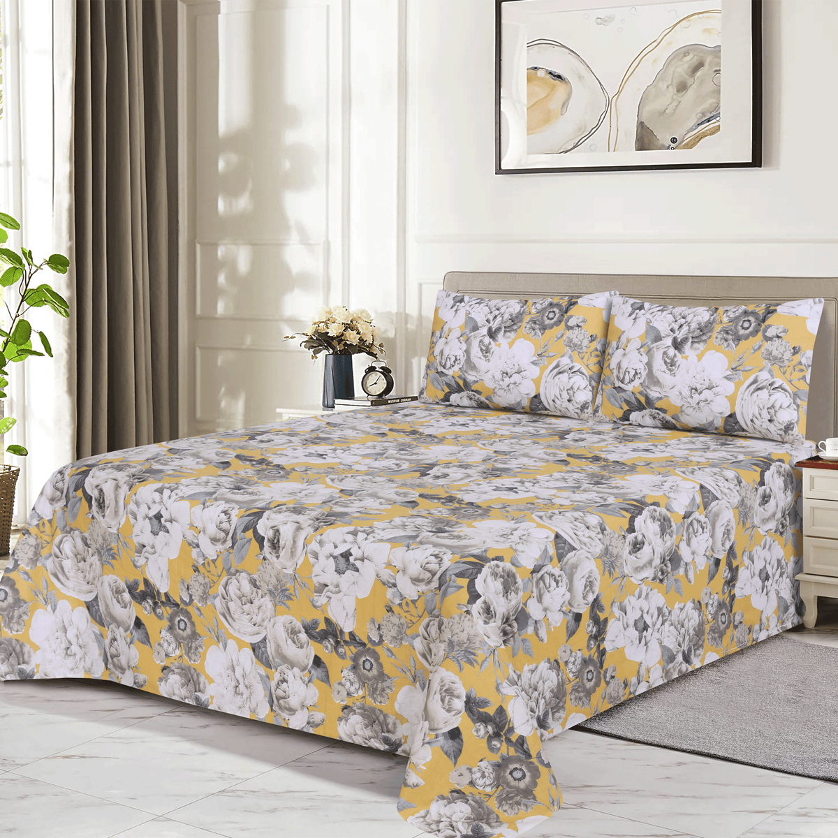 Daisy Dawn King Bedsheet Set