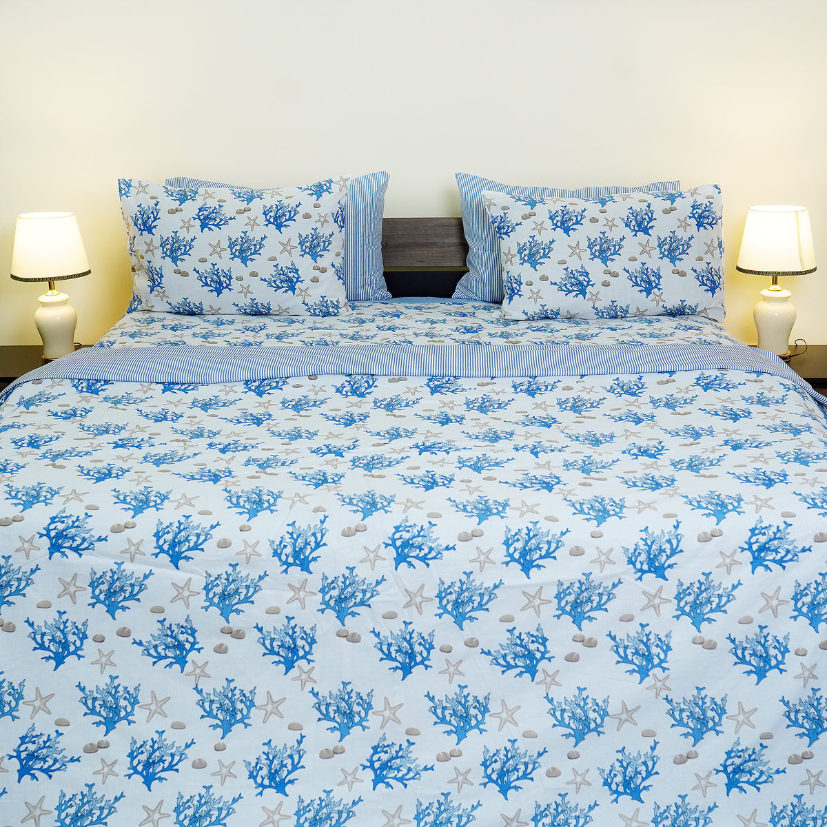 Coral Reef King Duvet Cover & Comforter Set