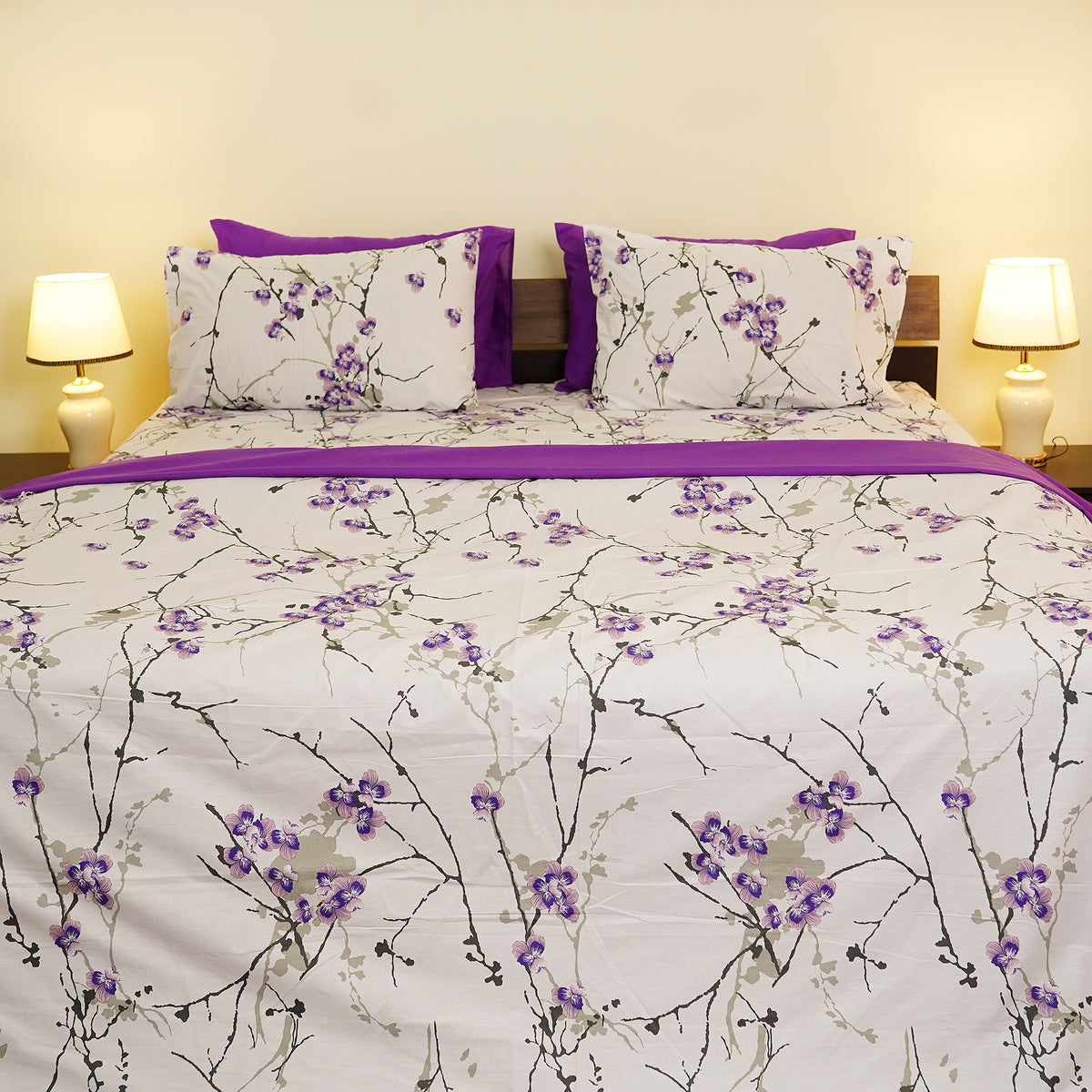 Orchid Oasis Single Bedsheet Set