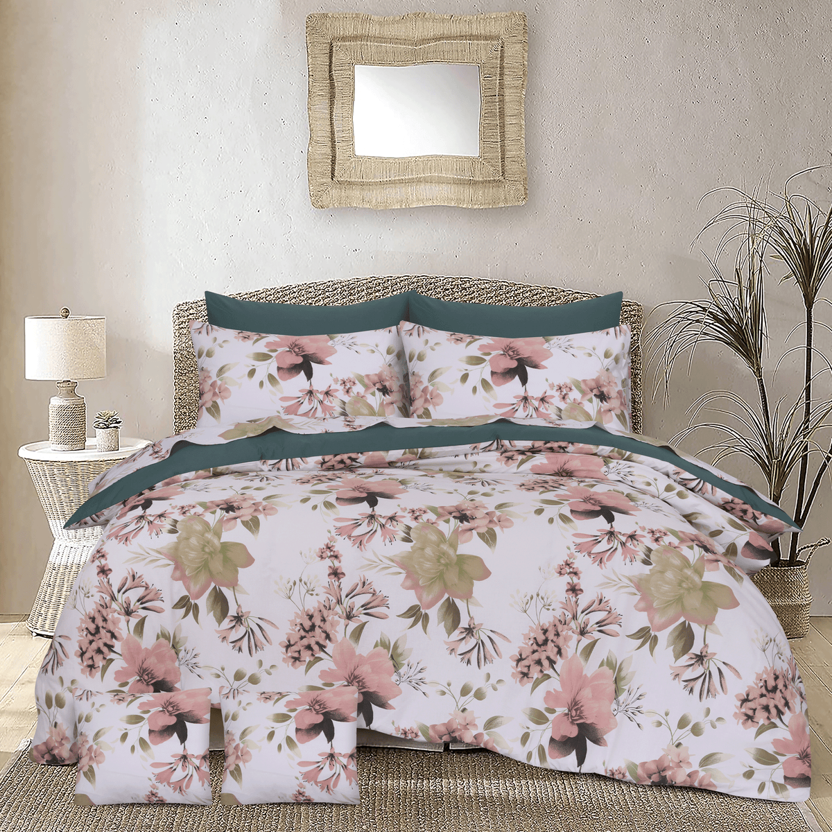 Efflorescence King Duvet Cover & Comforter Set