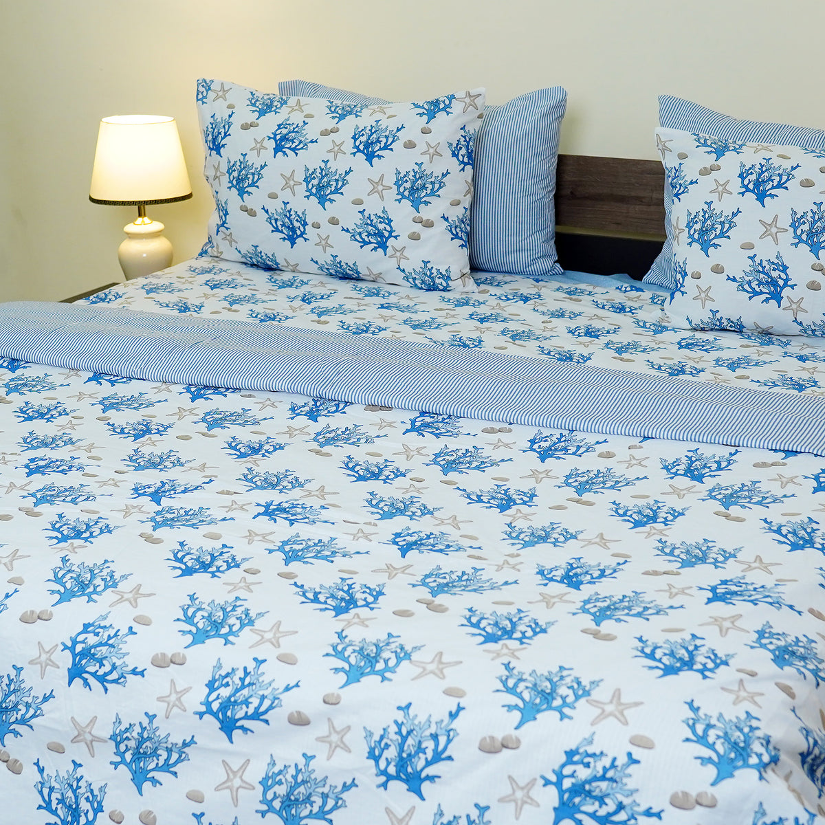 Coral Reef King Duvet Cover & Comforter Set