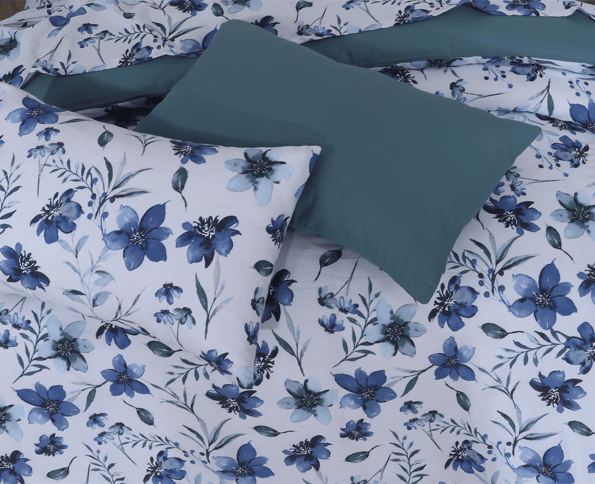 Midnight Bloom King Duvet Cover & Comforter Set