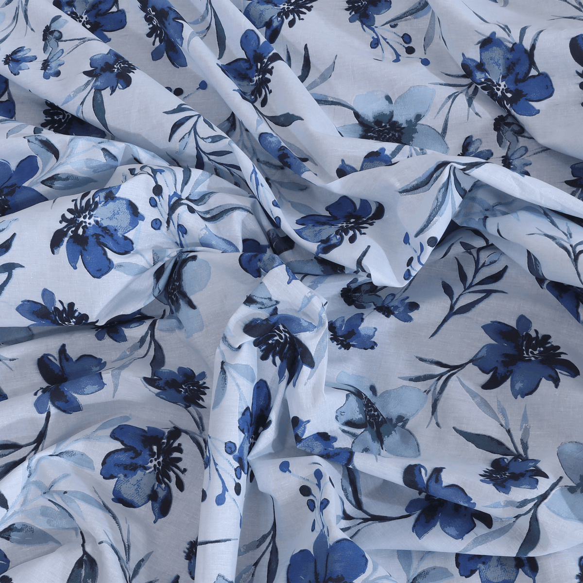 Midnight Bloom King Bedsheet Set