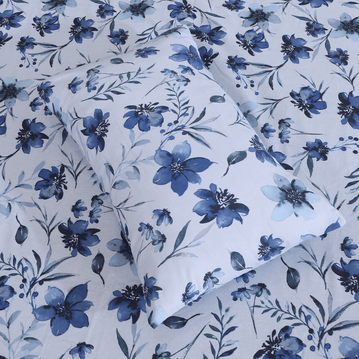 Midnight Bloom King Bedsheet Set