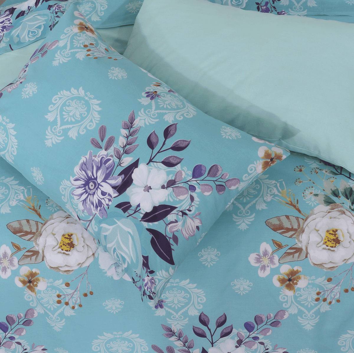 Floral Twilight King Duvet Cover & Comforter Set