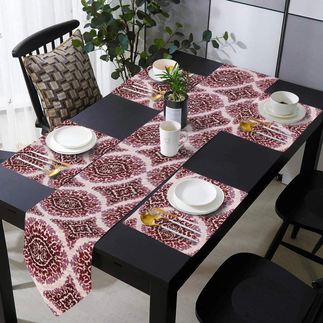 Ethnic Elegance Table Runner & Mats Set