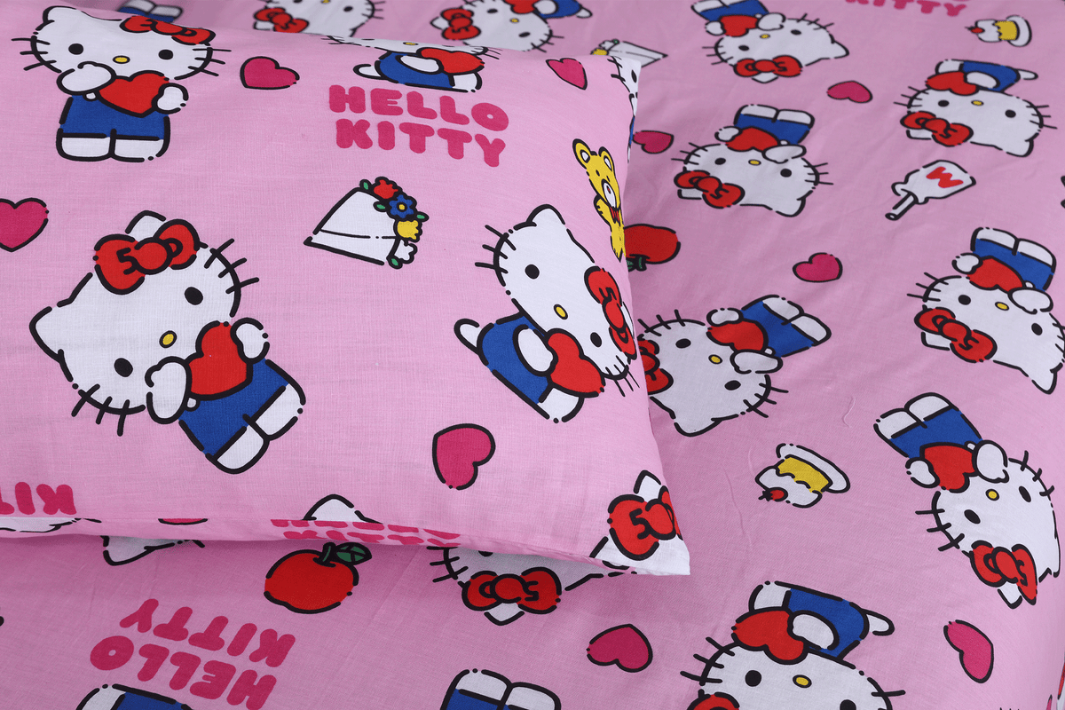 Hello kitty Kids Bedsheet Set