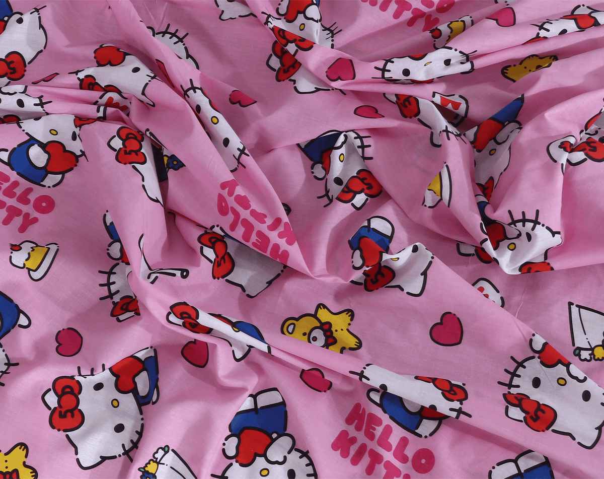 Hello kitty Kids Bedsheet Set