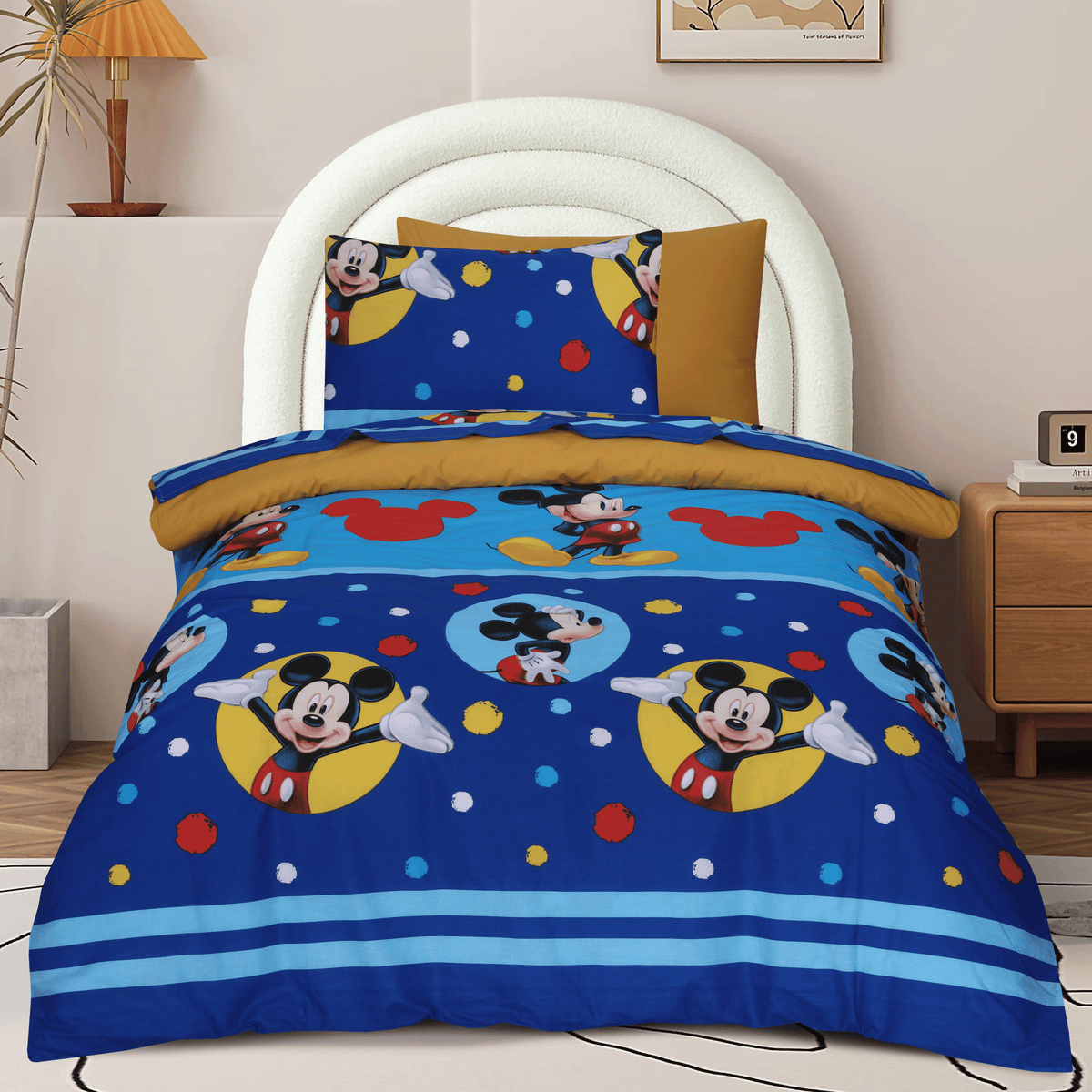 Micky Mania Kids Bedsheet Set