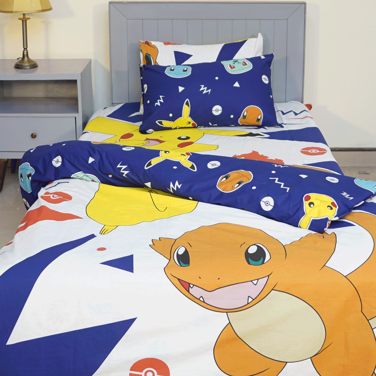 Pokemon Kids Duvet Cover & Comforter Set