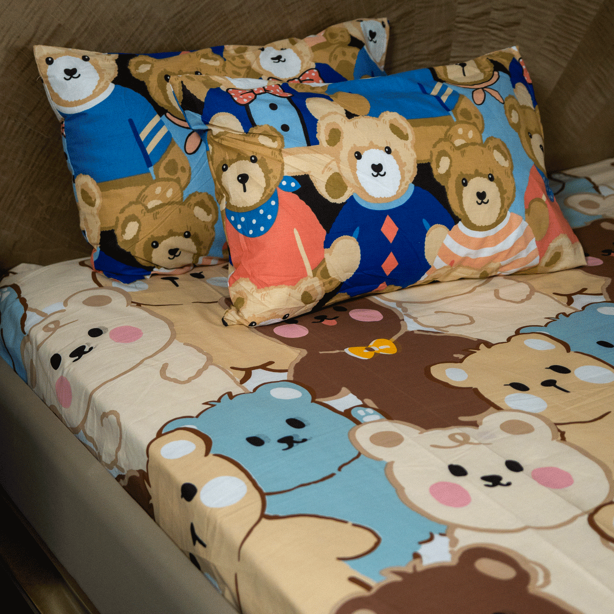 Teddy Bear Kids Duvet Cover & Comforter Set