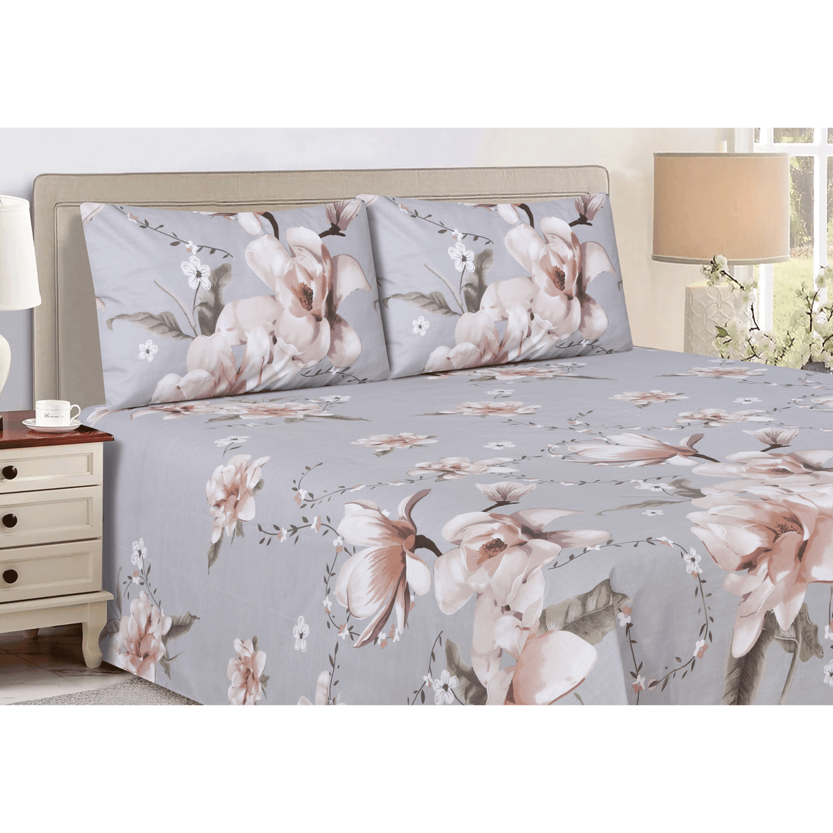 Vintage Vibe Single Bedsheet Set