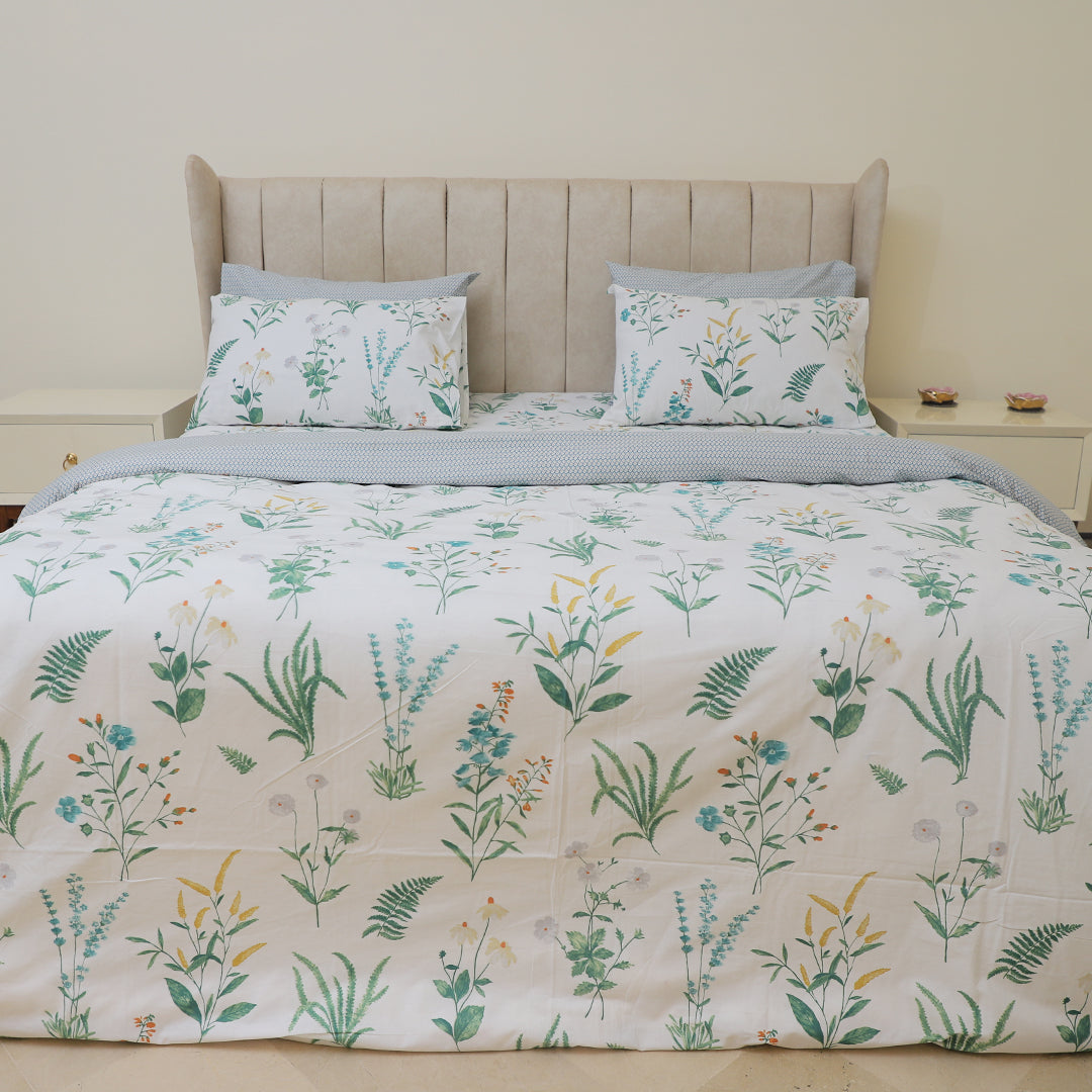 Flora & Fauna King Bedsheets Set
