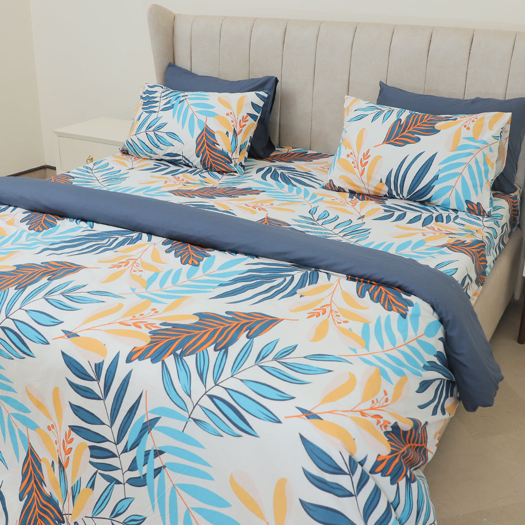 Tropical Palm King Duvet Cover & Comforter Set