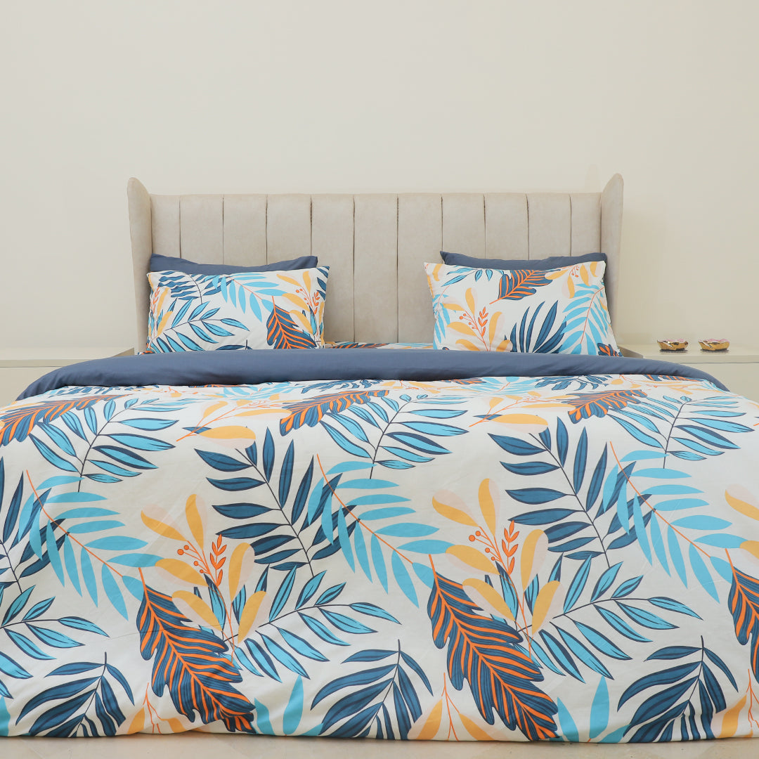 Tropical Palm King Duvet Cover & Comforter Set