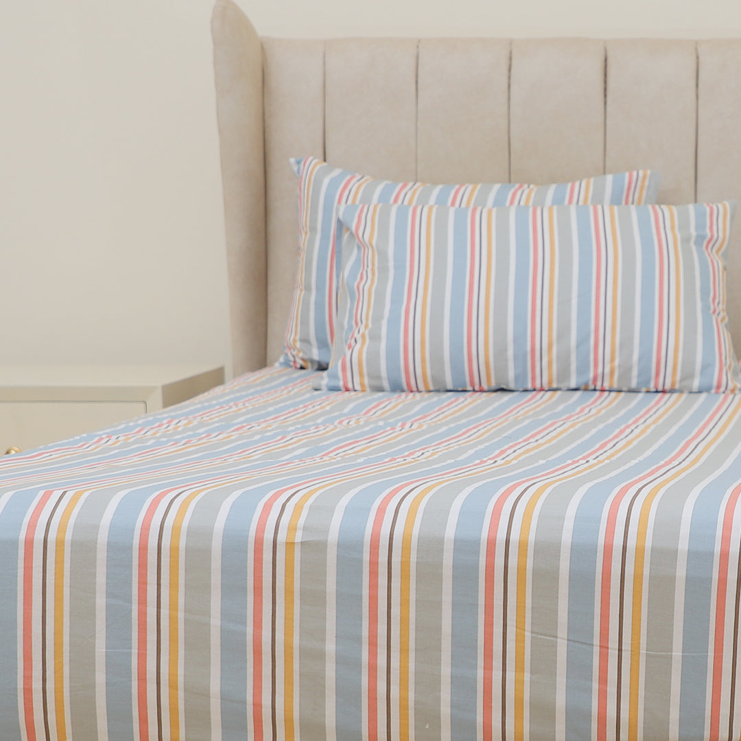 Linear King Bedsheet Set