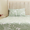 Tropical Green King Bedsheet Set