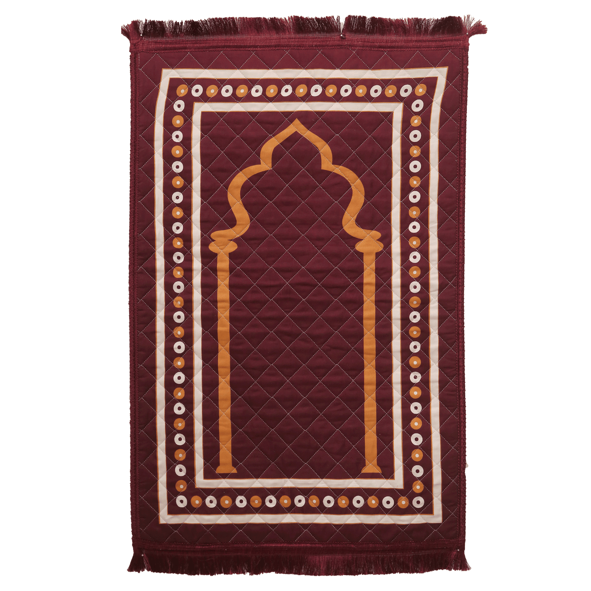 Red Mihrab Padded Prayer Mats