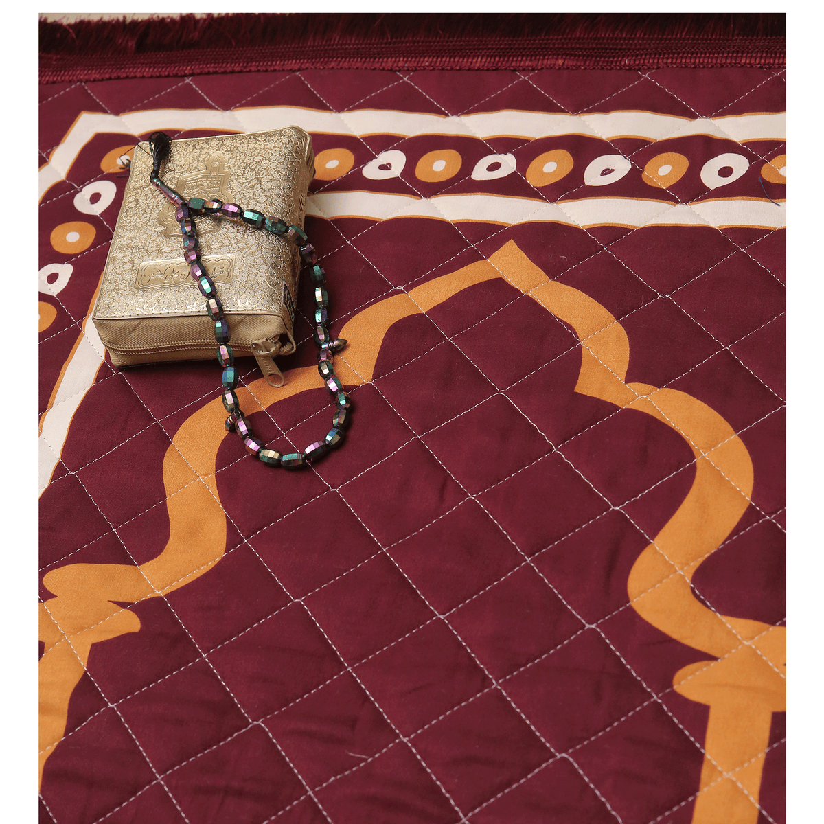 Red Mihrab Padded Prayer Mats