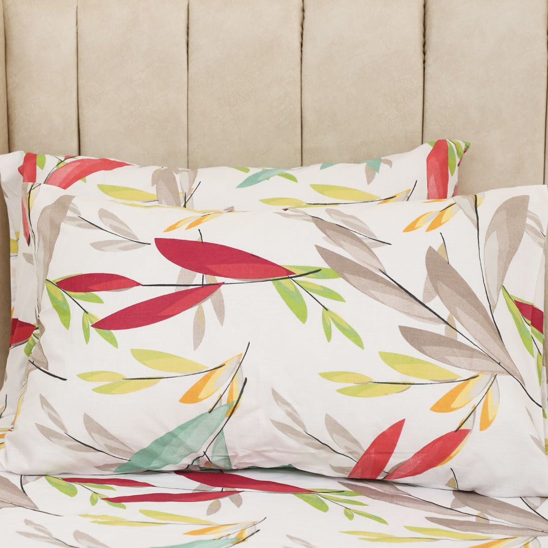 Beach-leaf Single Duvet Cover & Comforter Set