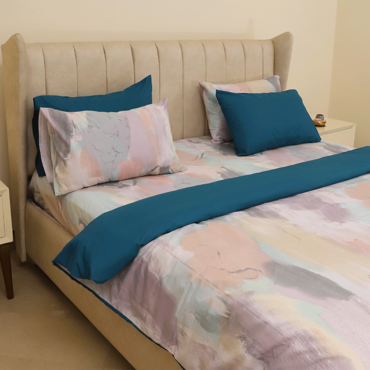 Fade Pastels Single Bedsheet Set