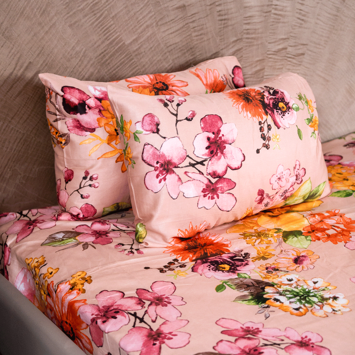 Oleander King Bedsheet Set